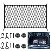 smyjdmm Gepäcknetz Auto Kofferraumnetz Elastisch Sich auf 140x100cm Kofferraum Netz Gepäcknetz Wohnmobil Kofferraum Organizer für Meisten Fahrzeugtypen