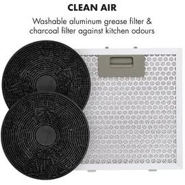 Klarstein Barett Inselhaube 35 cm weiß