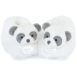 DOUDOU 8904001 Unicef Füsslinge mit Rassel Panda 0-6M