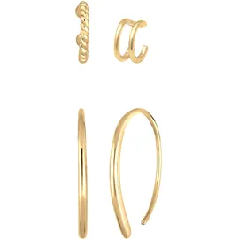 Elli Ohrringe Creolen Earcuff Blogger Trend 925 Silber