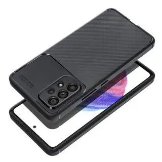 Silikon Hülle Bumper Carbon kompatibel mit SAMSUNG GALAXY A56 5G