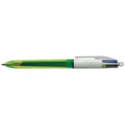 Bic 4-Farbkugelschreiber BIC 933948, 4 Colour Fluo, Strichstärke: 0,4mm 3086123415263 Bic