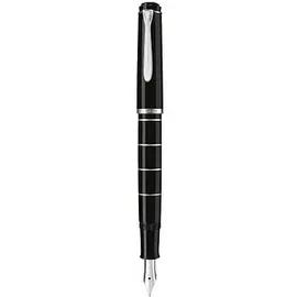 Pelikan Classic M 215 Kolbenfüller schwarz hochglänzend F (fein), 1 St.