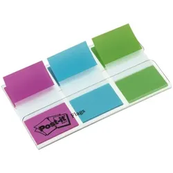 Post-it Index Haftstreifen-Etui »Index« 43,2 x 25,4 mm, lila/blau/grün lila, 4.32x2.54 cm