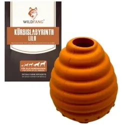 Wildfang ® Naturkautschuk Hundespielzeug - Kürbislabyrinth Lilo