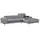 W.Schillig Eckcouch Polyester 3-Sitzer Grau