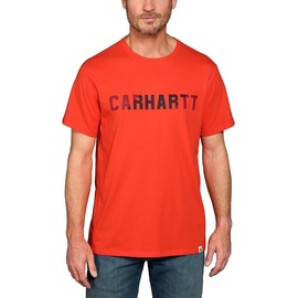 CARHARTT Print-Shirt Force Logo Graphic rot S
