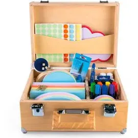 Magnetoplan Moderationskoffer Wood Series 2.400 Teile  braun