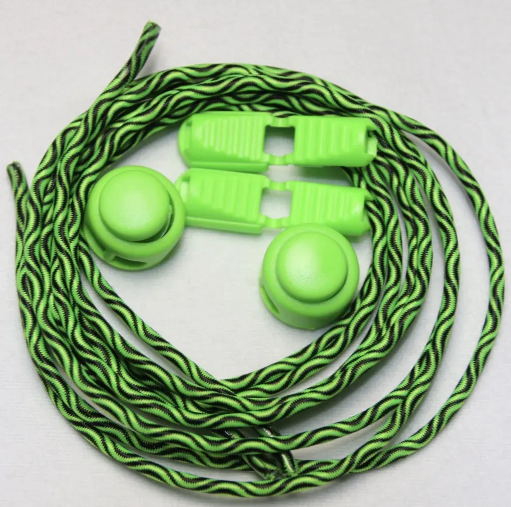 _Sonstige Marken Laces with Lock Schnellschnürsystem - Wave  Neongrün