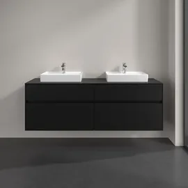 Villeroy & Boch Waschtischunterschrank 160 x 54,8 x 50 cm Schwarz