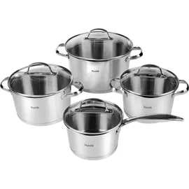 Husla Blossom Topf-Set 8-tlg. Edelstahl