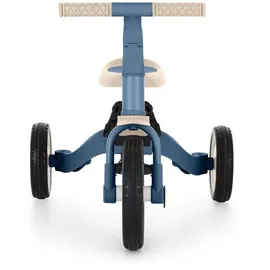 Petite&Mars Multifunktionales 5-in-1-Dreirad Turbo * Fahrrad * Dreirad * Laufrad * Rutschauto * Lauflernfahrzeug (Ocean Blue)