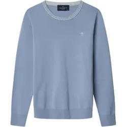 Hackett London für Jungen. HK700853 Blauer Baumwollpulli (11Años= 146cm), Lässig, Baumwolle, Kinderbekleidung
