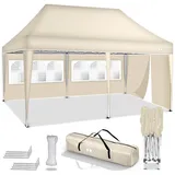 tillvex Partyzelt tillvex® Pavillon 3x6m Wasserdicht Gartenzelt Faltpavillon Partyzelt, (Pavillon 3x6m wasserdicht), Partyzelt mit Tasche für Garten