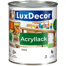 LuxDecor Acryllack Weiß 0,75 l