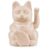 donkey Lucky Cat Mini | Ocher - Japanische Glücksbringer Winkekatze in Ocker, 9,8 cm hoch