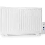 oneConcept Wallander Ölradiator 800W Thermostat Ölheizung ultraflach weiß