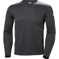 HELLYHANSEN Herren Unterhemd HH TECH CREW LS, EBONY, S