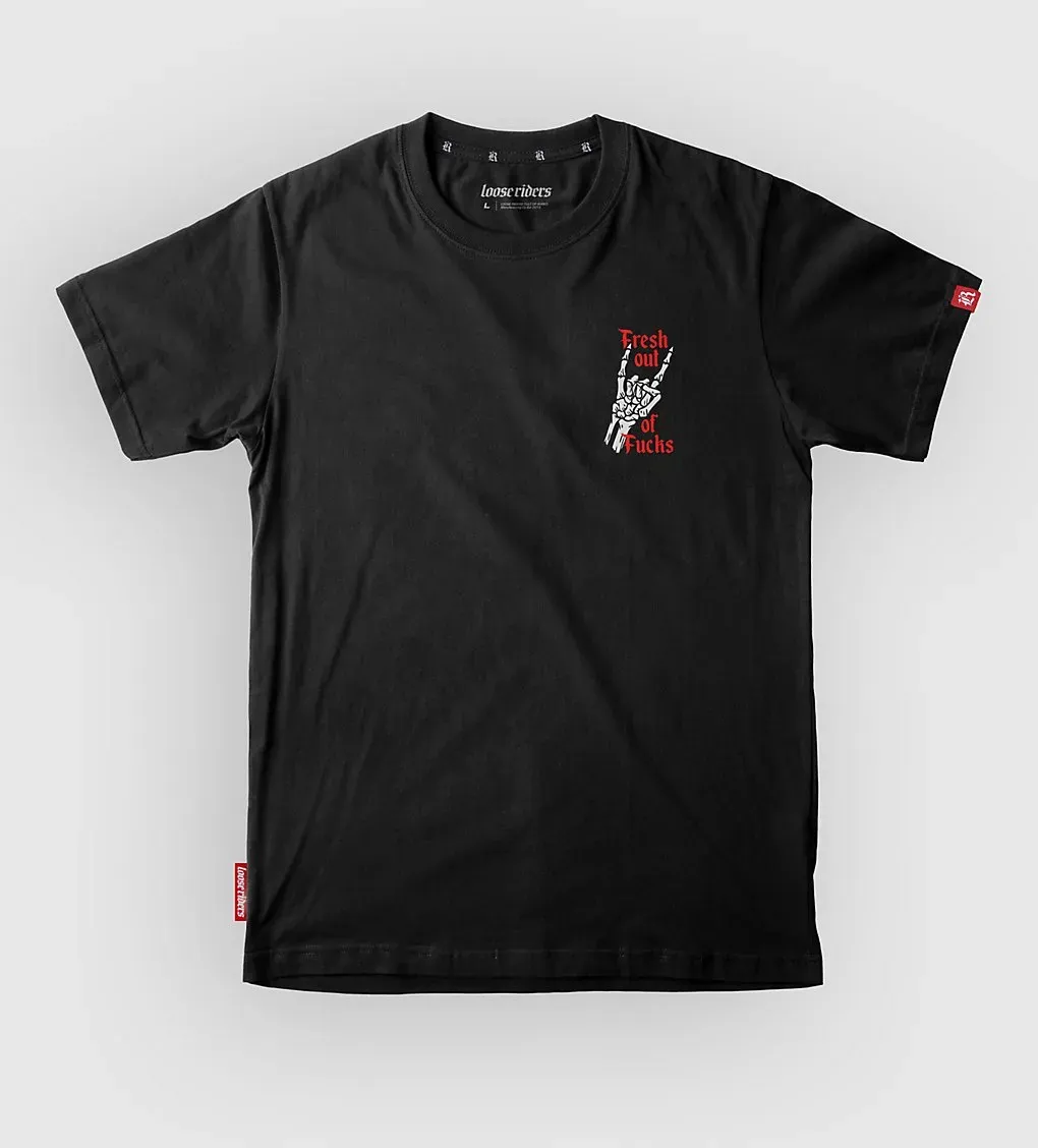 Loose Riders Fresh Out Of Fucks Tech Tee black Gr. L