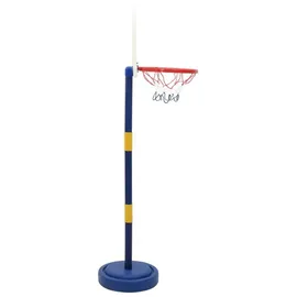 vidaXL Basketballkorb Blau/Gelb/Weiß 90 x 121 cm