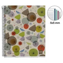 Miquelrius Collegeblock Eco Design A5 kariert bunt