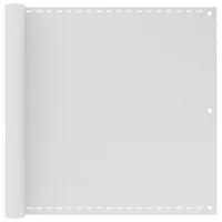 vidaXL Balkonverkleidung 90 x 600 cm Weiß Polyethylen