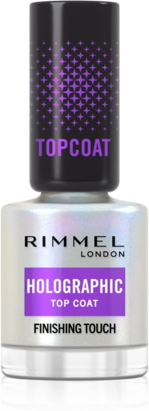 Rimmel Holographic Lack-Finish für die Fingernägel mit Glitzerteilchen 12 ml