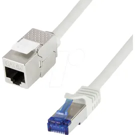 Logilink CC5102S RJ45 Patchkabel CAT 6a S/FTP Grau 15 m