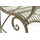 DanDiBo Ambiente Gartenbank 110 x 50 x 98 cm Patina Grün