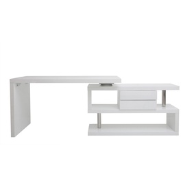 Miliboo Design-Ablagekasten Weiß 2 Schubladen MAX