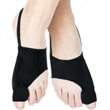 JOOTUEPO 1 Paar Hallux Valgus Bandage Korrektur Schiene Bandage Korrektur Gel Bunion Corrector, zur von Hammerzehen und Crocker, für Tag und Nacht Verwenden (L)