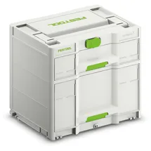 Festool Systainer SYS3-SORT/2 M 337 mit 2 Trennstegen schwarz 39,6 x 29,6 x 33,7 cm