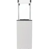 Kratki Gaskamin Patio Glas Weiss Manuell Gasheizgerät Wärmelampe 4-8,2 kW