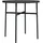 vidaXL Beistelltisch Schwarz 45 cm Poly Rattan