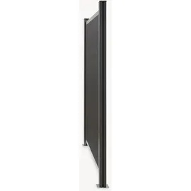 [neu.holz] Gartenzaun Startermodul 185 x 180 cm Grau/WPC