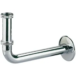 Dallmer Anschluss-Bogen 320 verchromt mit Tauchrohr 1 1/4" x DN 32 140005