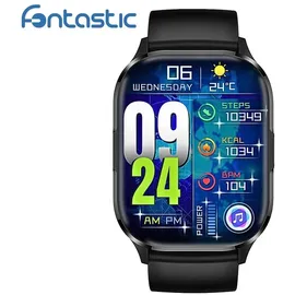 Fontastic Mento AMOLED Smartwatch schwarz