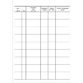RNK Streu-Kontrollbuch A5 24 Seiten kartoniert