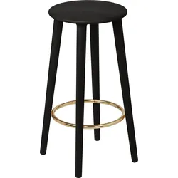 The Socialite Hocker 67,5 cm schwarze Eiche