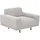 58 aufm Kessel Cocktailsessel Kattryna Flachgewebe 58 x 0 x 0 cm Silber mit Relax-Funktion