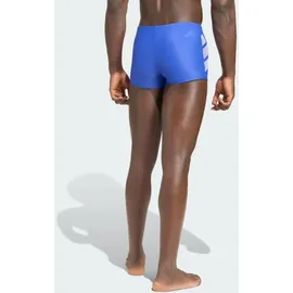 adidas Big Bars Badehose Semi Lucid Blue/White M