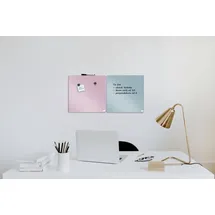 NOBO Magnettafel 36 x 36 cm Rosa