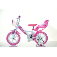 DINO BIKES Dino Kinderfahrräder Mädchen Little Heart 12 Zoll