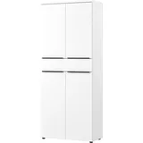 bümö Space Aktenschrank 81 x 40 x 120 cm Weiß