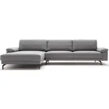 creation by rolf benz Ecksofa "CR.450 elegantes Designsofa mit hohem Sitzkomfort", grau (lichtgrau, schwarzgrau), B:294cm H:95cm T:178cm, CREATION BY ROLF BENZ, Sofas, Ecksofa