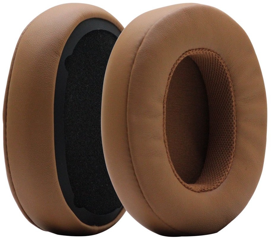 Poyatu Ersatz-Ohrpolster für Skullcandy Crusher Bluetooth Wireless Over-Ear Kopfhörer Memory Foam Ohrpolster Ohrpolster Reparatur Teile braun