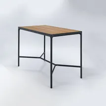 Houe Bartisch 90 x 160 cm Bambus/Schwarz
