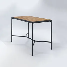 Houe Bartisch 90 x 160 cm Bambus/Schwarz
