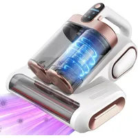 Yaasier Milbensauger für Matratzen, 16Kpa Matratzensauger mit 253,7nm UV-C-Licht, Milbenstaubsauger mit Staubmilben-Sensor, HEPA-Filter, entfernt 99,9% Allergene von Betten, Sofas, Tierhaare