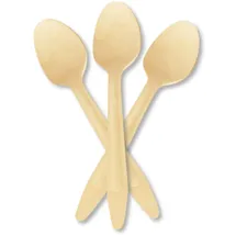 OEM Holzlöffel 16,5 cm 100 Stück Beige